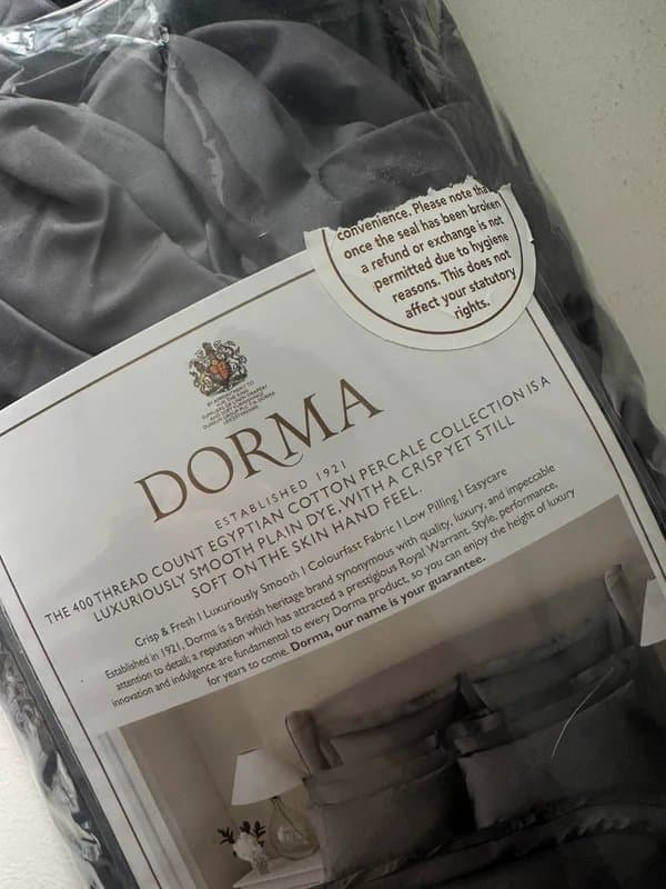 Dunelm 400 thread eygptian cotton king sheet