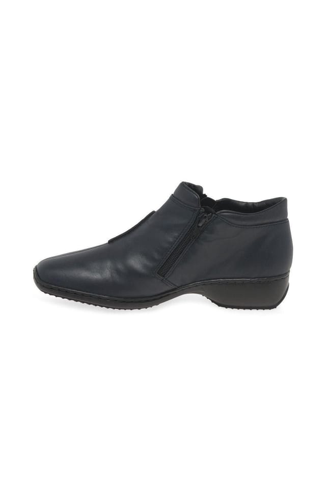 Rieker Rieker Women's 'Drizzle' Casual Ankle Boots in Navy - 2