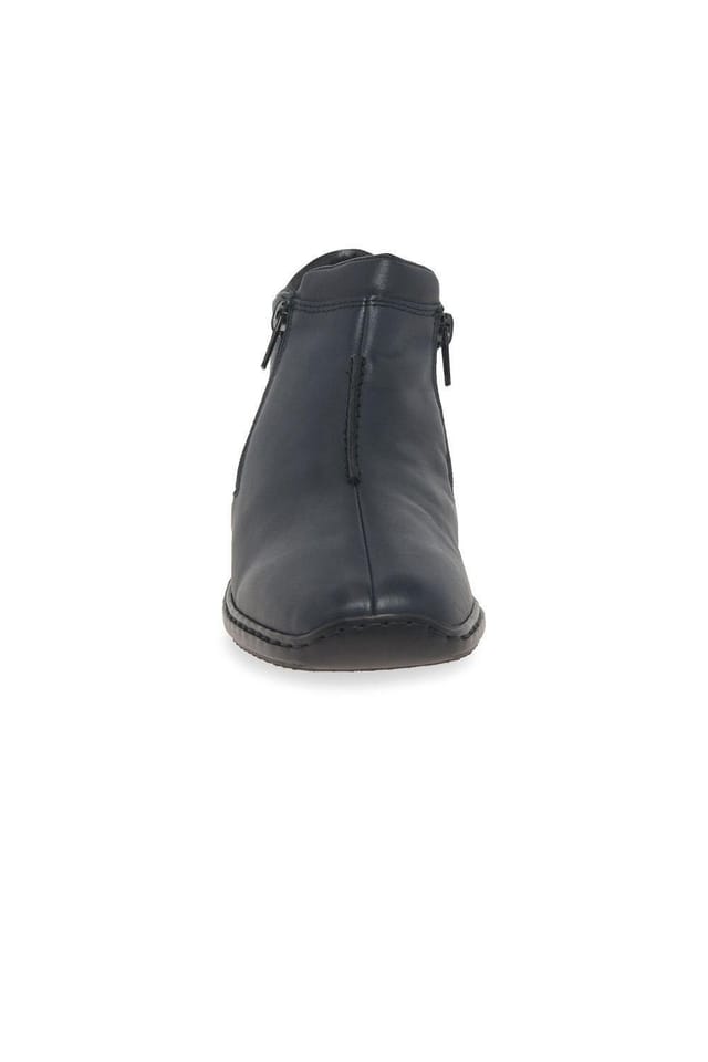 Rieker Rieker Women's 'Drizzle' Casual Ankle Boots in Navy - 3