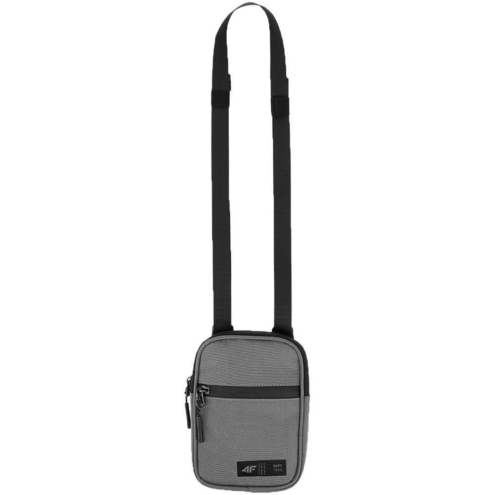 4F 4F Men's AW23APOUU044 Crossbody Bag in Grey