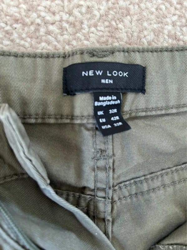 New Look Khaki Carpenter Pants for Men
