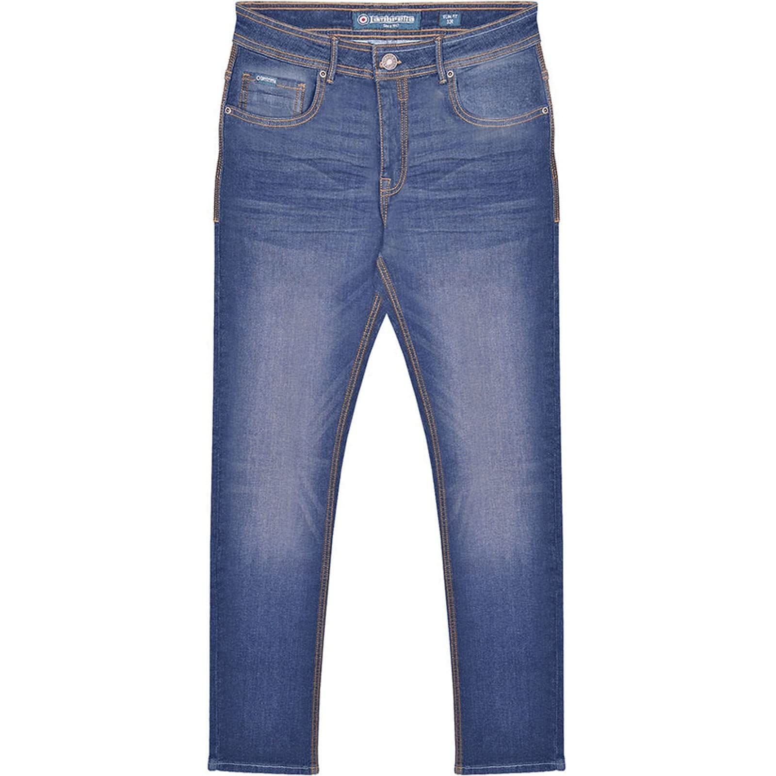 Lambretta Lambretta Men's Stafford Slim Jeans in Mid Blue