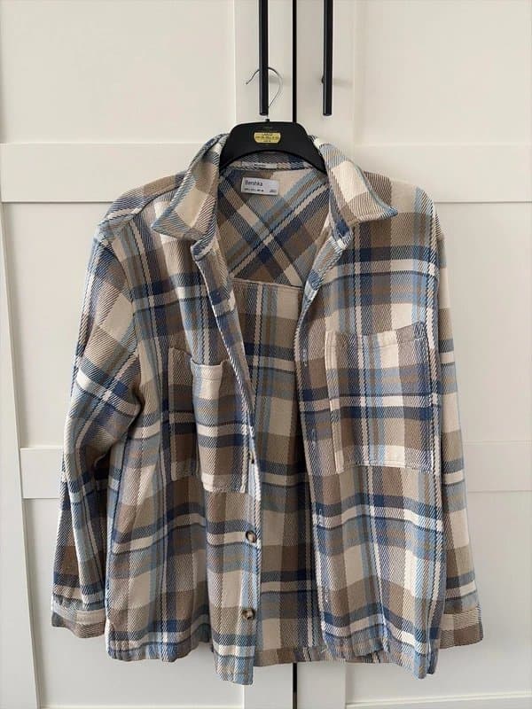 Bershka Tartan Jacket