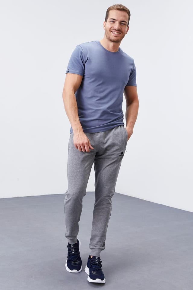 Tommy Life Tommy Life Men's Slim-Fit Fleece Sweatpants in Grey - 2