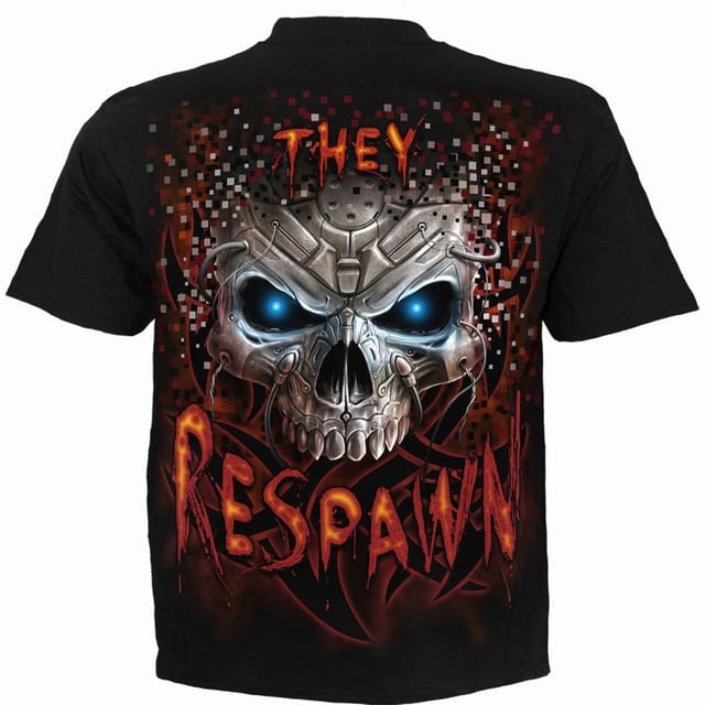 Spiral Spiral Men's Respawn T-Shirt in Black - 2