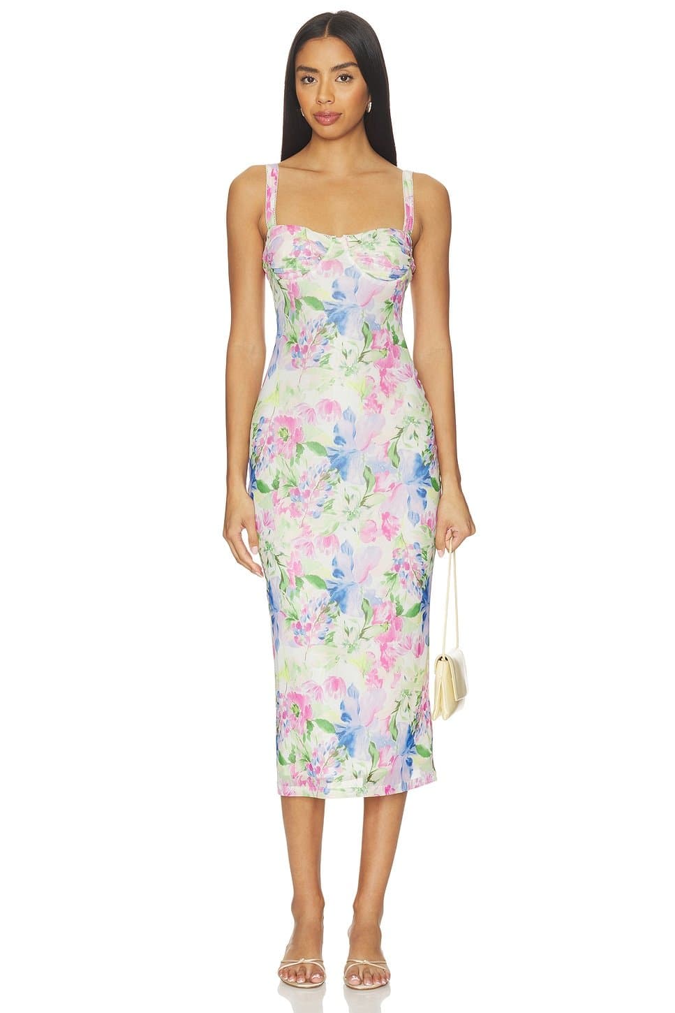 revolve Celina Mesh Midi Dress