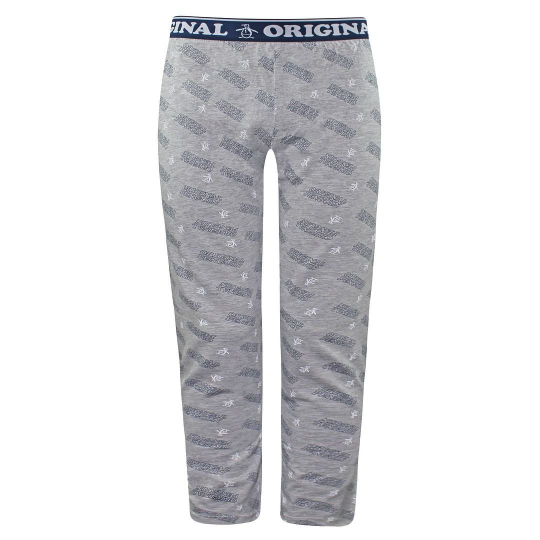 Original Penguin Original Penguin Men's Lounge Grey Pyjamas Bottoms - 1