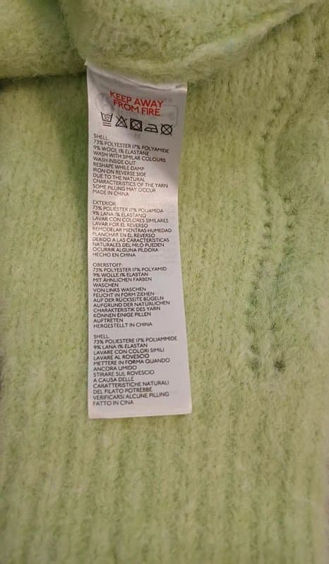Anthropologie Antropologie Mint Green Fluffy Scalloped Cardigan - size L (14/16)