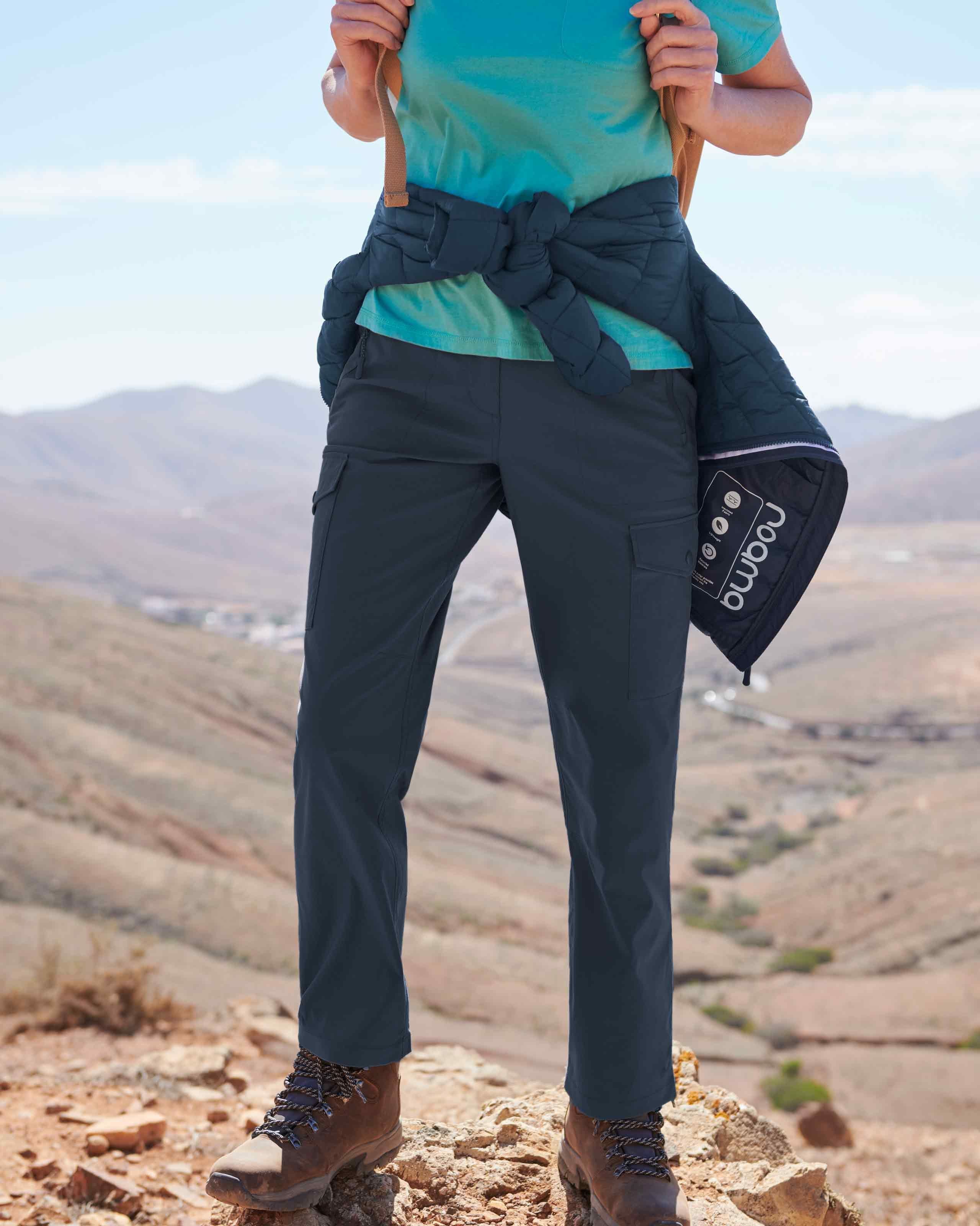 WoolOvers WoolOvers Women's Highland Hiking Trouser in Teal - 3