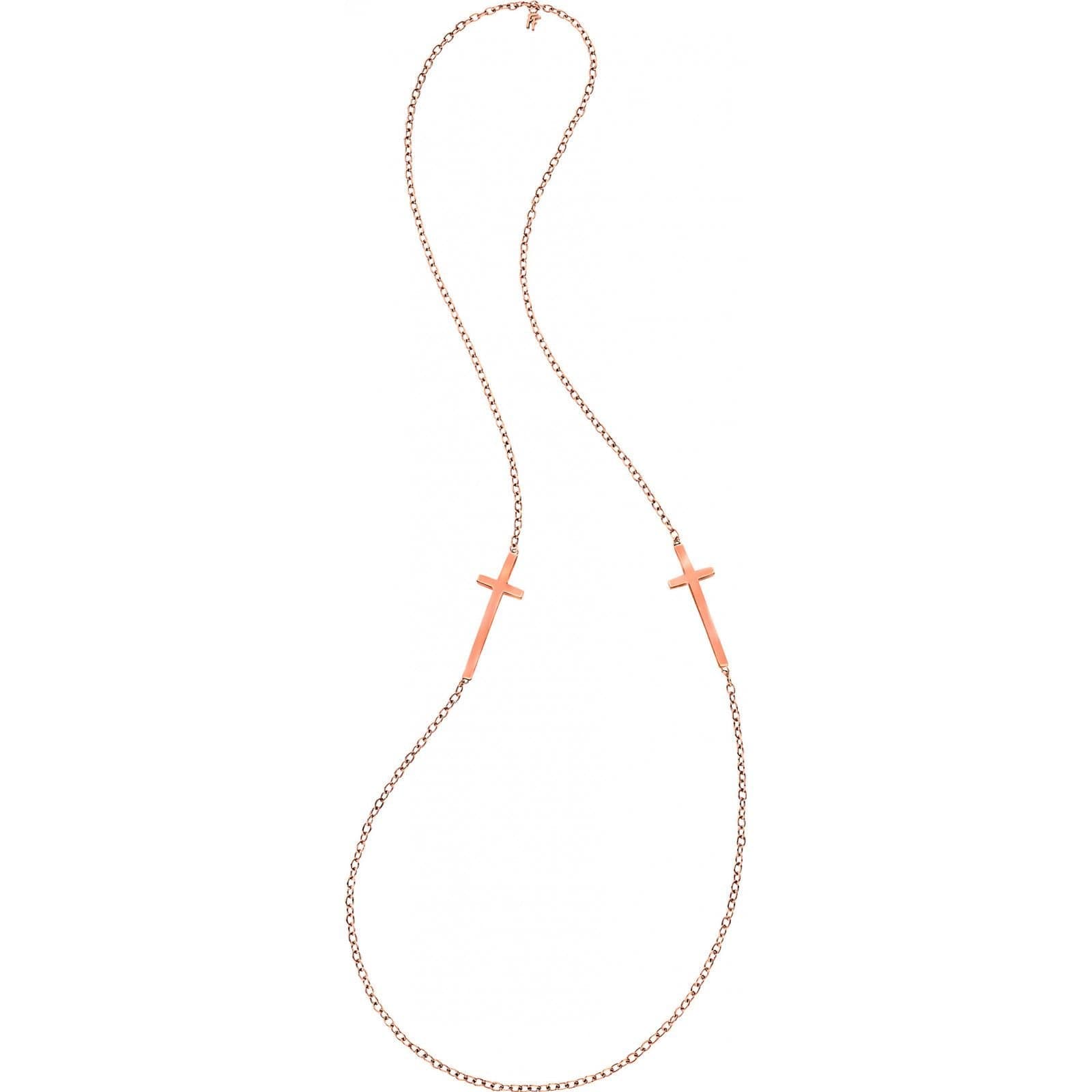 Folli Follie Folli Follie Women's 1N13T005R Necklace in Rose Gold