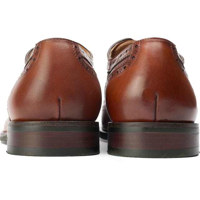 Simon Carter SIMON CARTER Men's Diplo Brogue Shoes in Tan - 3