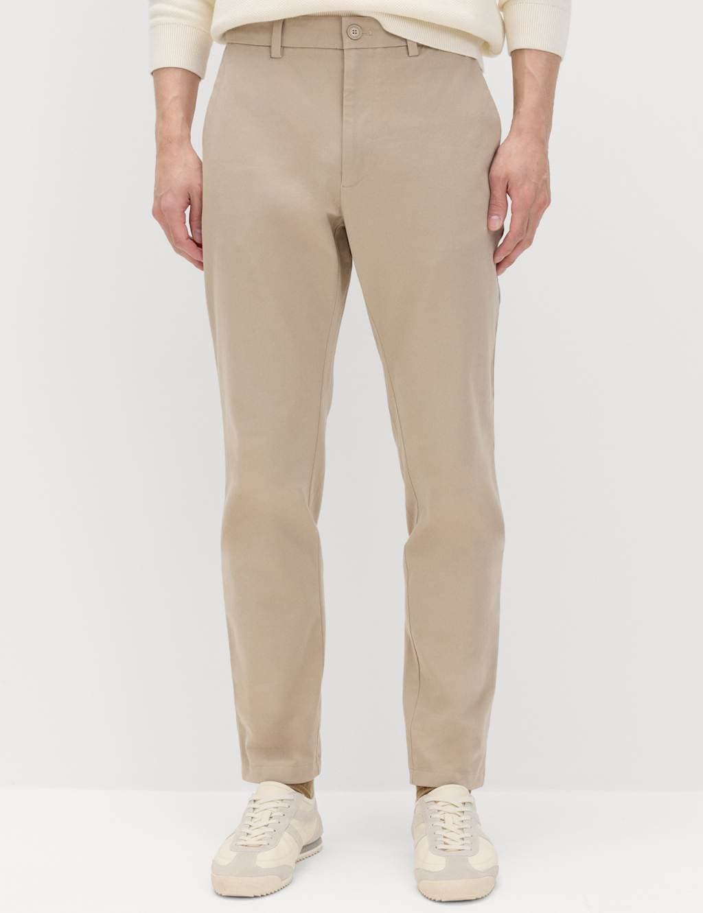 Marks & Spencer M&S The Ultimate Slim Fit Twill Chinos Hessian