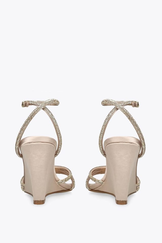 Steve Madden STEVE MADDEN Women's 'Aubri Champagne' Sandals in Light Beige - 3