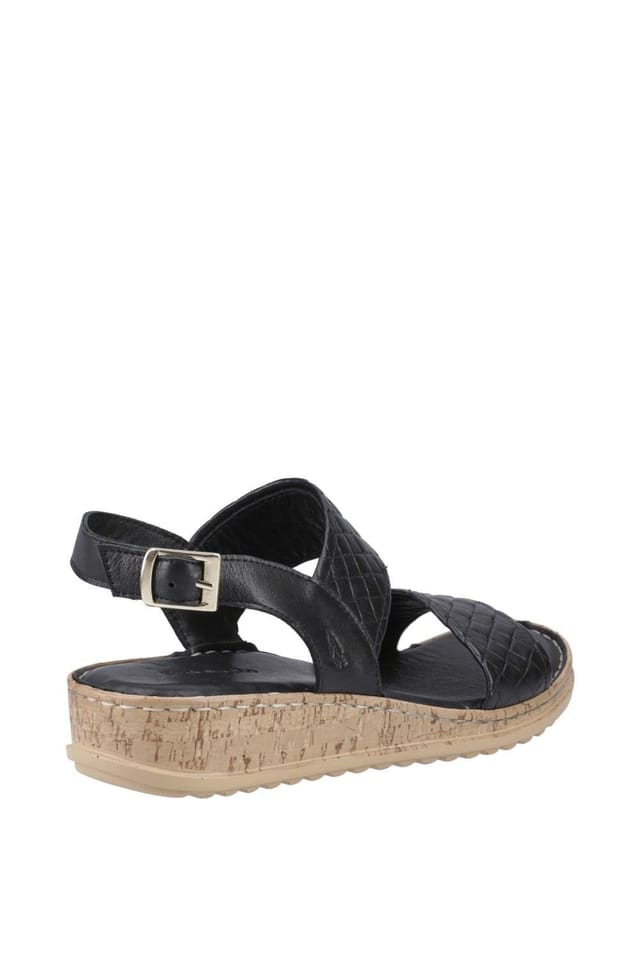 Hush Puppies Hush Puppies Women's Ebony Woven Sandal in Black - 2