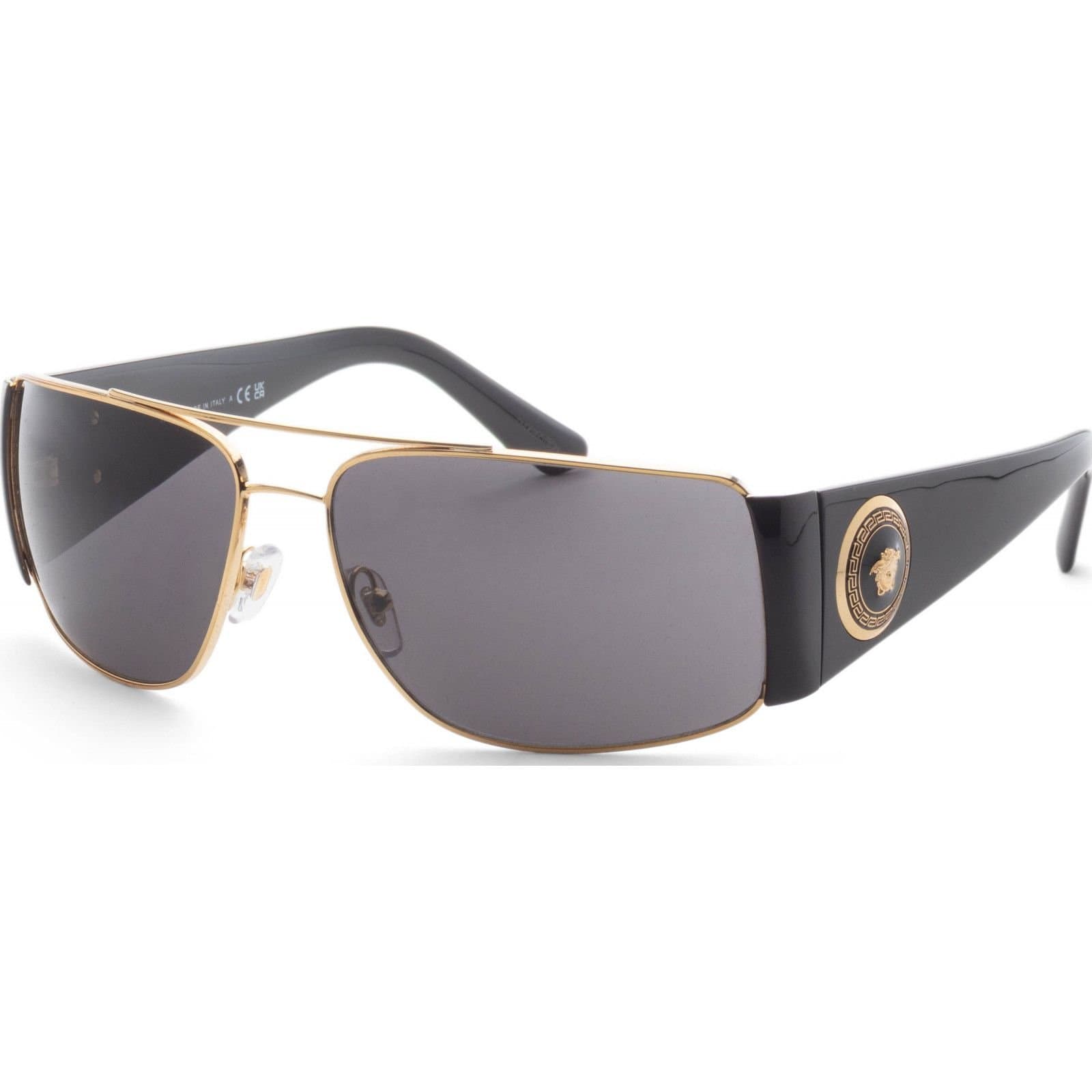 Versace Versace Men's VE2163-100287-63 Square/Rectangle Sunglasses in Gold