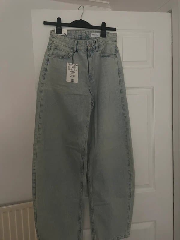 Bershka Wide leg blue bershka jeans