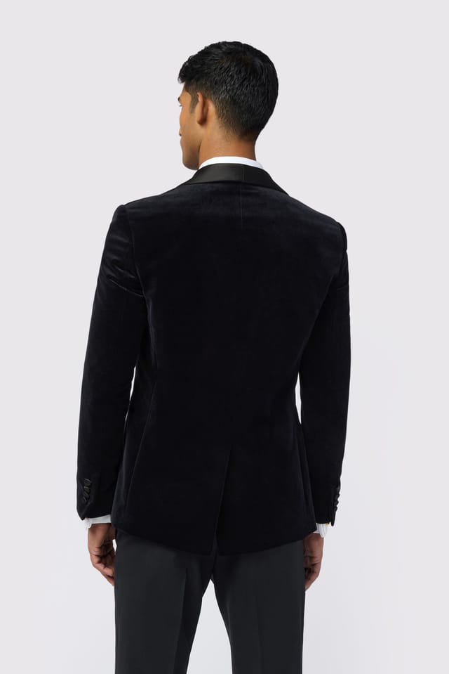 Ted Baker Ted Baker Men's Slim Fit Velvet Jacket in Black - 3