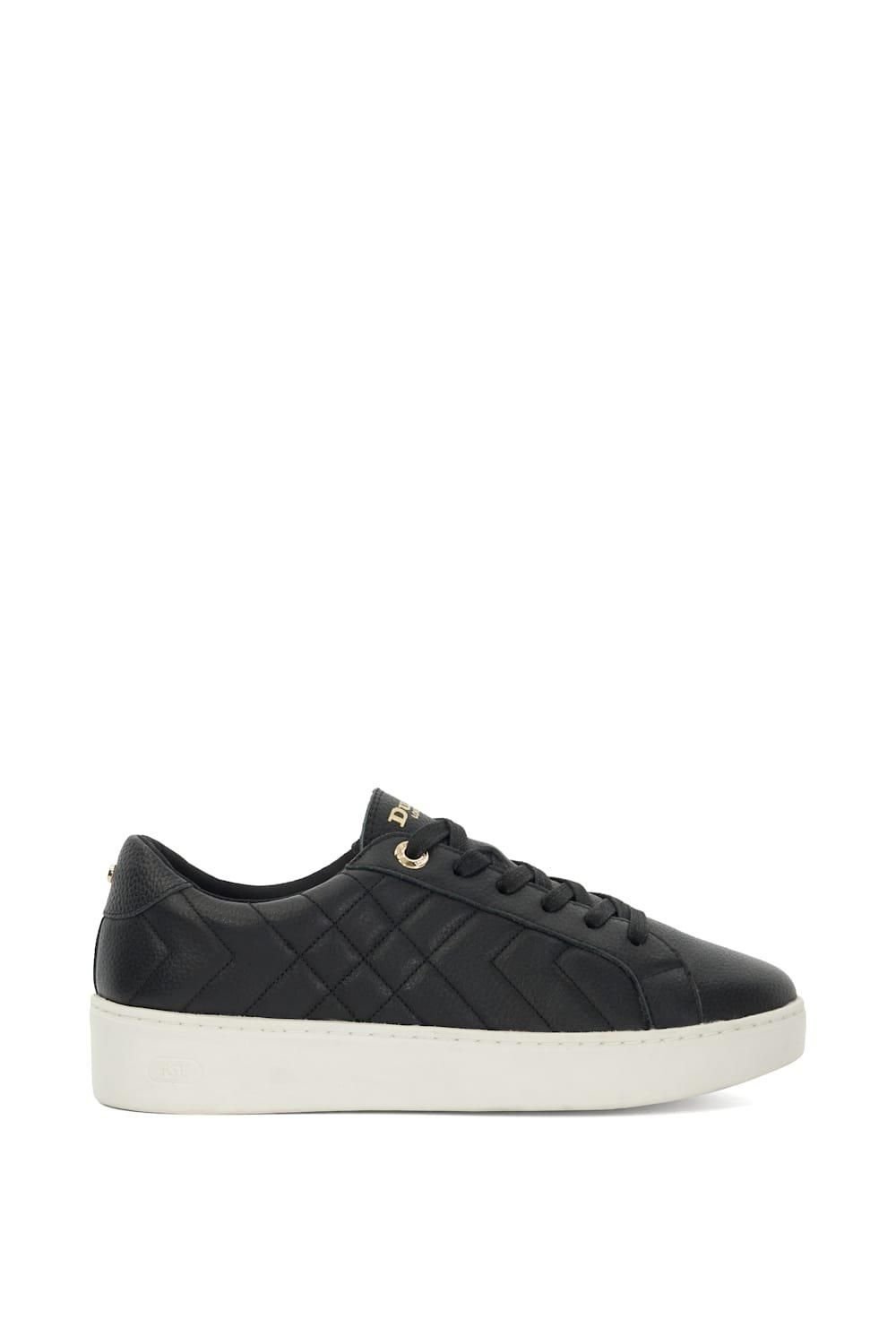 Dune London Dune London Women's 'Egent' Leather Trainers in Black - 2
