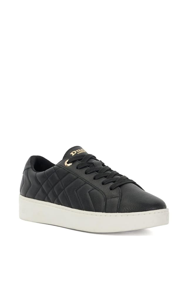 Dune London Dune London Women's 'Egent' Leather Trainers in Black - 2