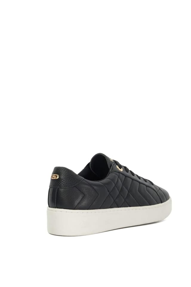 Dune London Dune London Women's 'Egent' Leather Trainers in Black - 3