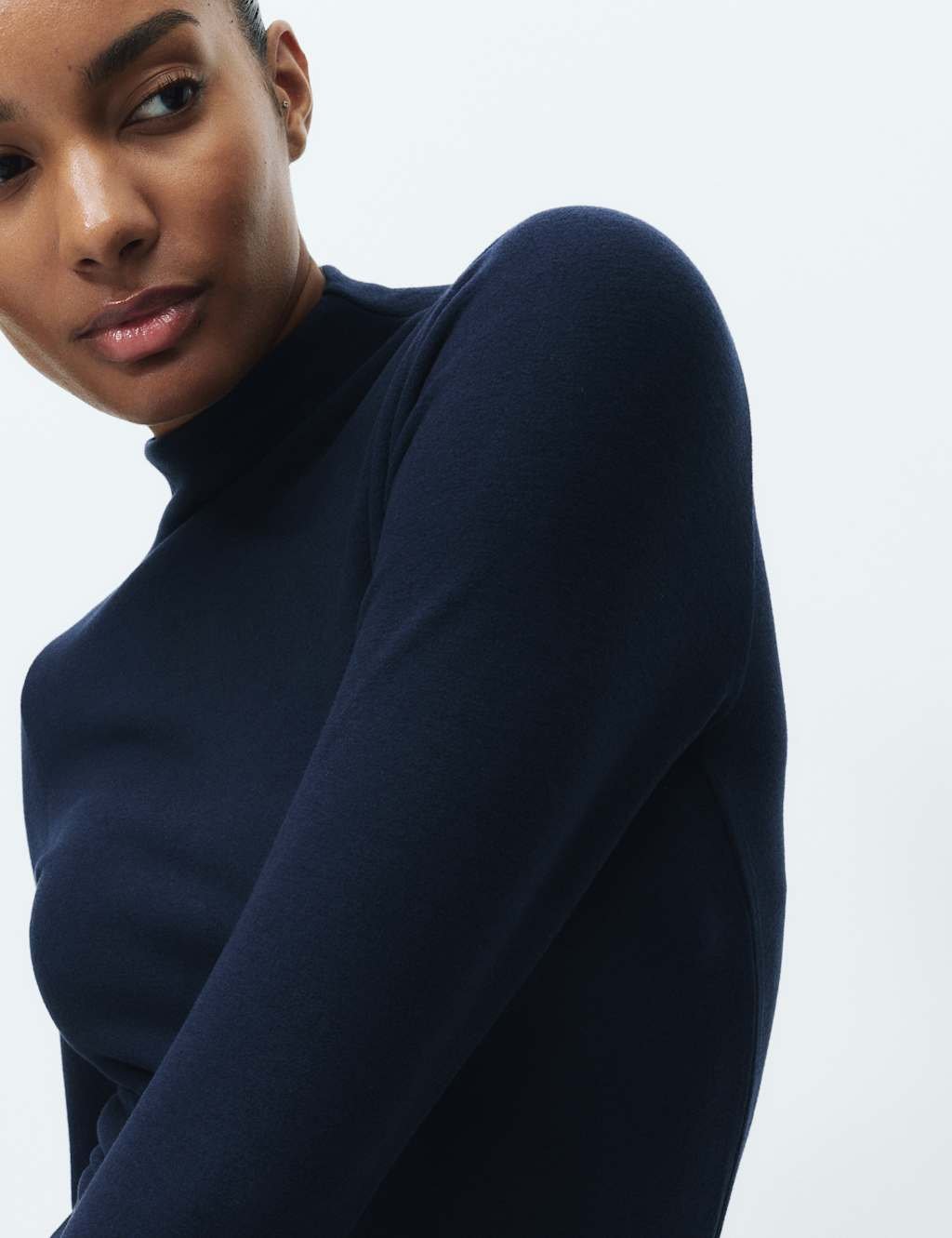 Marks & Spencer M&S Heatgen™ Maximum Thermal Fleece Top Navy - 4