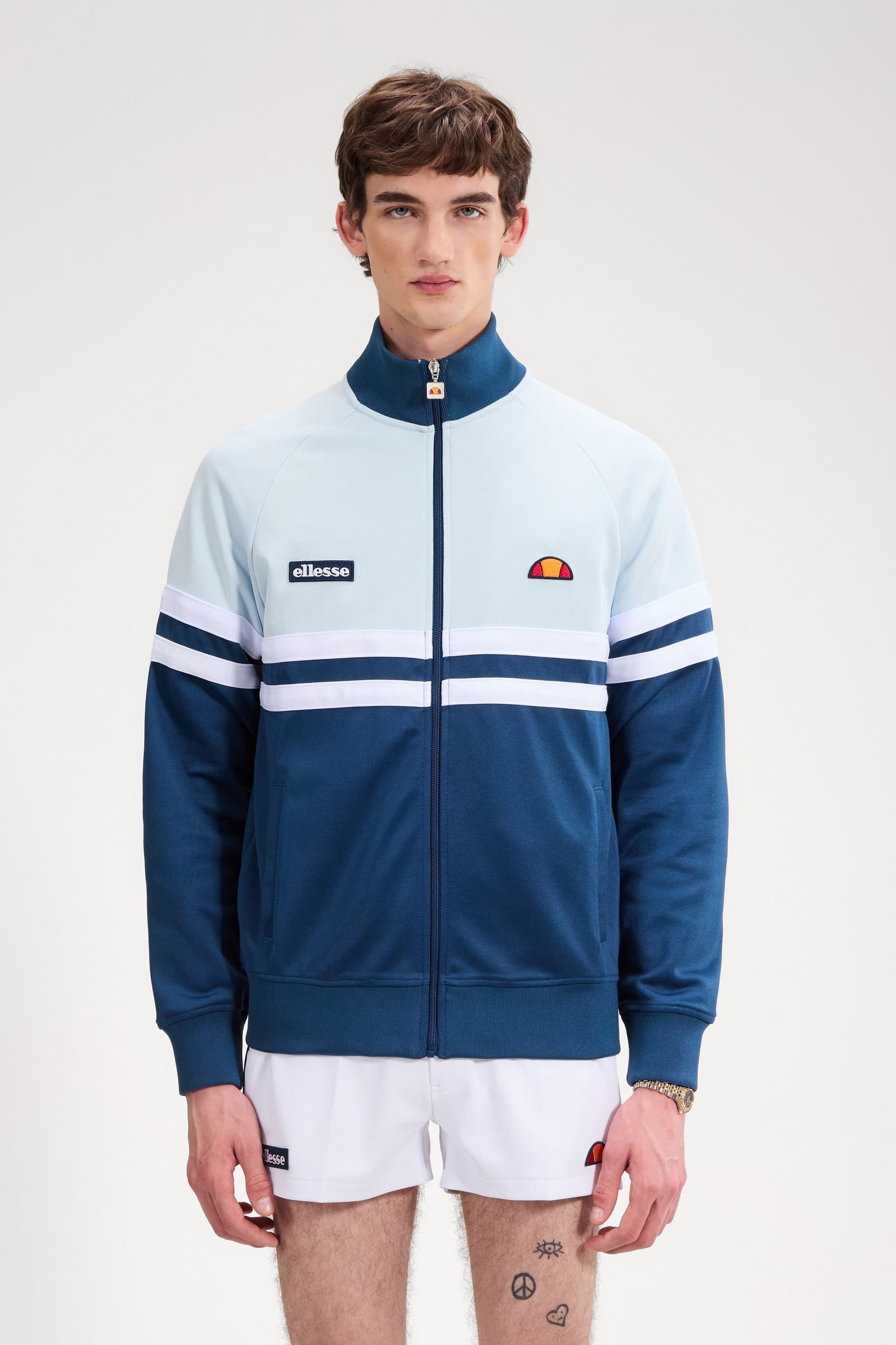 Ellesse Ellesse Men's Rimini Track Jacket in Light Blue