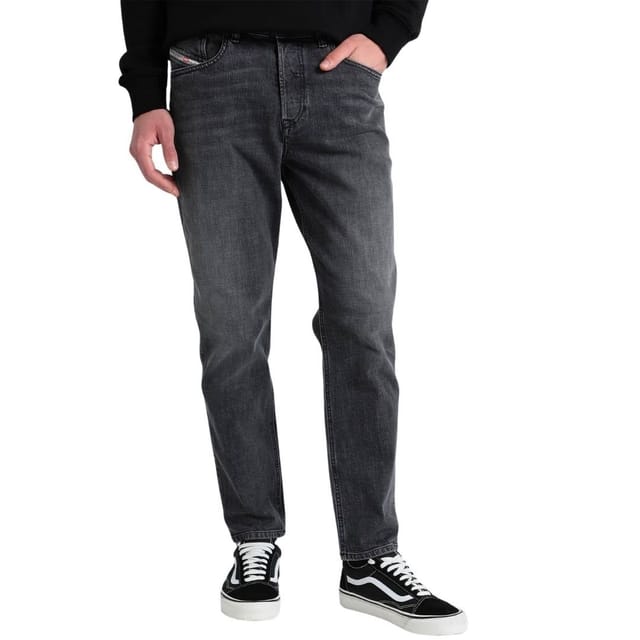 Diesel Diesel Men's D-Fining Tapered Fit Grey Wash Denim Jeans - 3