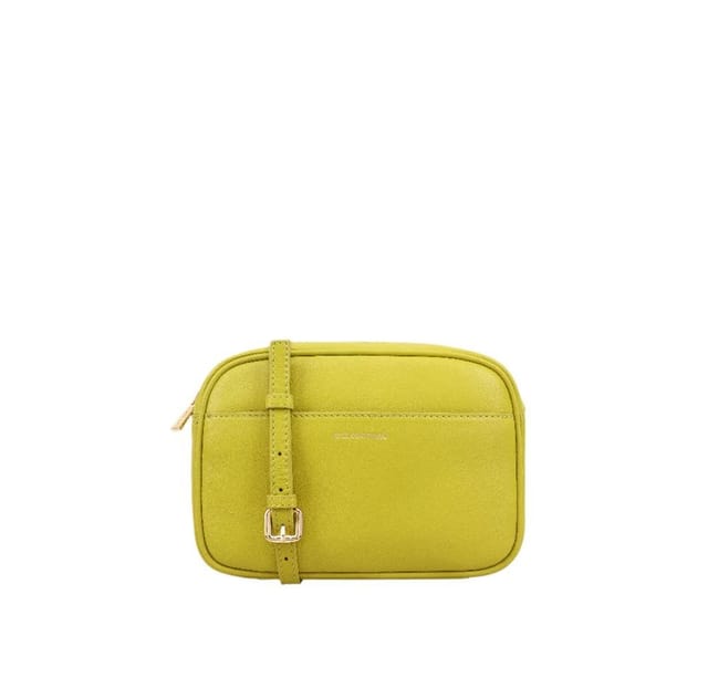 Paul Costelloe Paul Costelloe Women's Cooper Leather Cross Body Bag in Light Green - 2