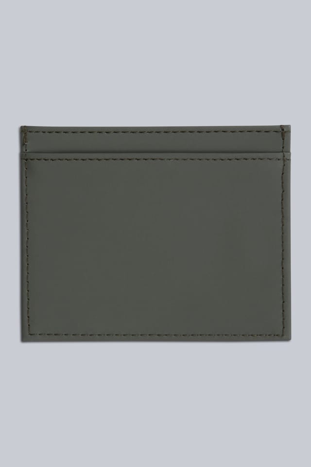 Animal Animal Men's Lightweight Durable Compact Stylish Sleek Leather Multiple Card Holder in Khaki - 2