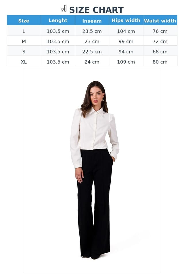 Love Lace Love Lace Women's Poland Made Cotton Sweatshirt Wide Leg Trousers in Black - 3