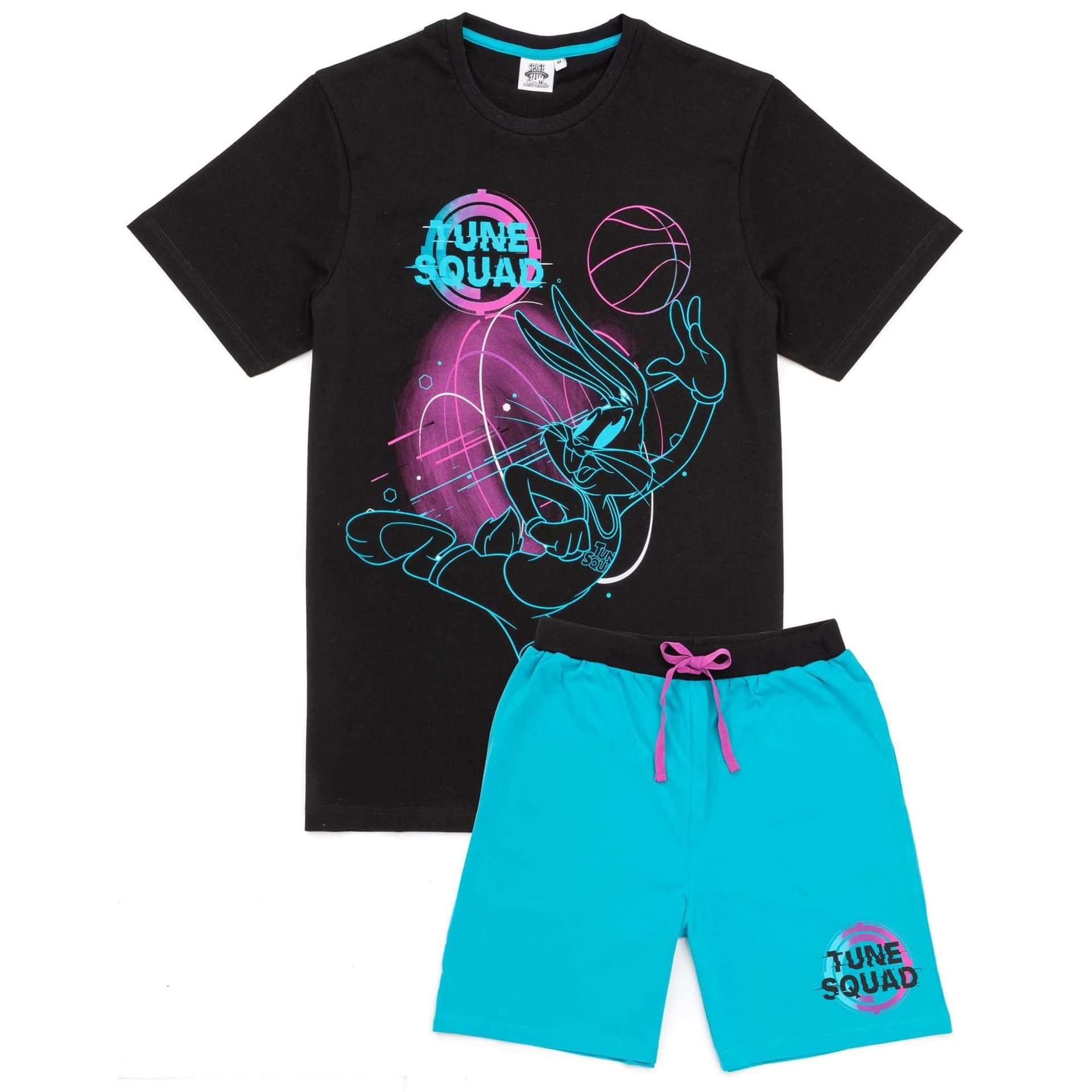 Bing Bunny Bing Bunny Men's Short Sleeve Short Leg Pyjama Set | Black