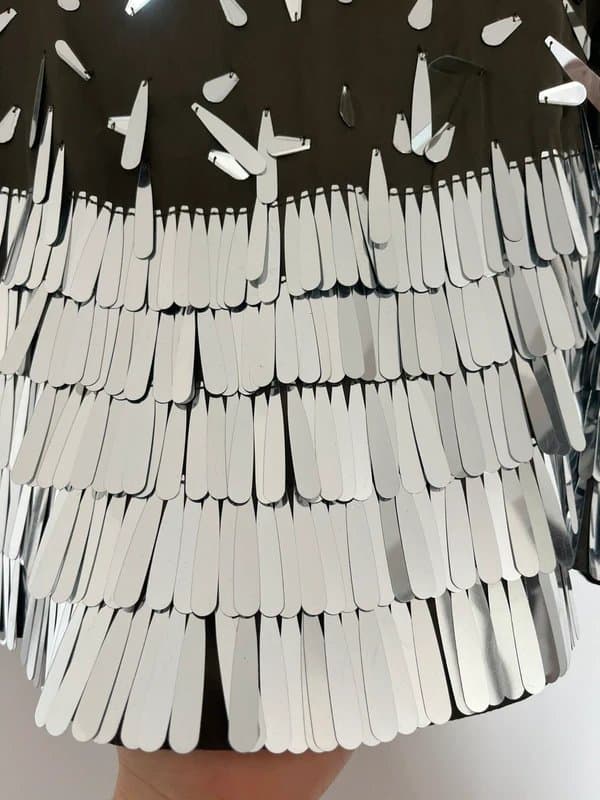 ASOS Design Asos design black and sequin sequin embellished mini skirt, Ibiza and festival season