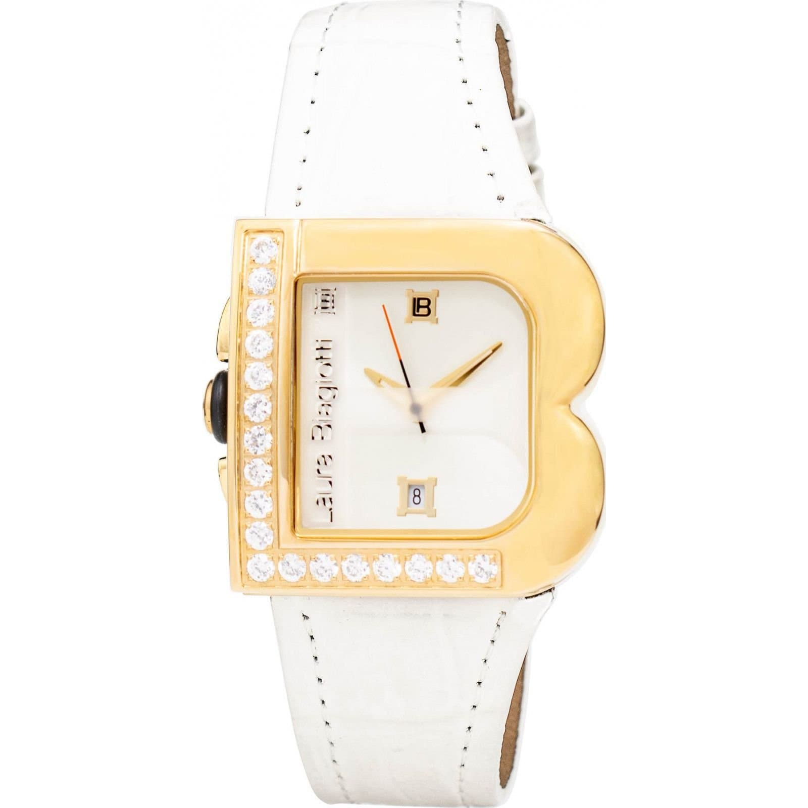 Laura Biagiotti Laura Biagiotti Women's LB0001L-08Z 33mm Quartz Watch in White