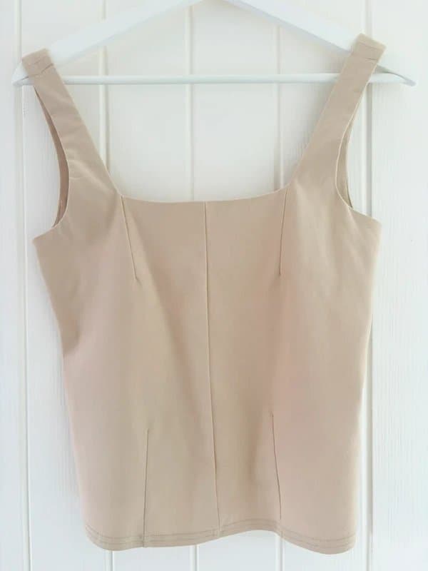 New Look New Look ‘Cameo Rose’ beige corset top size 12