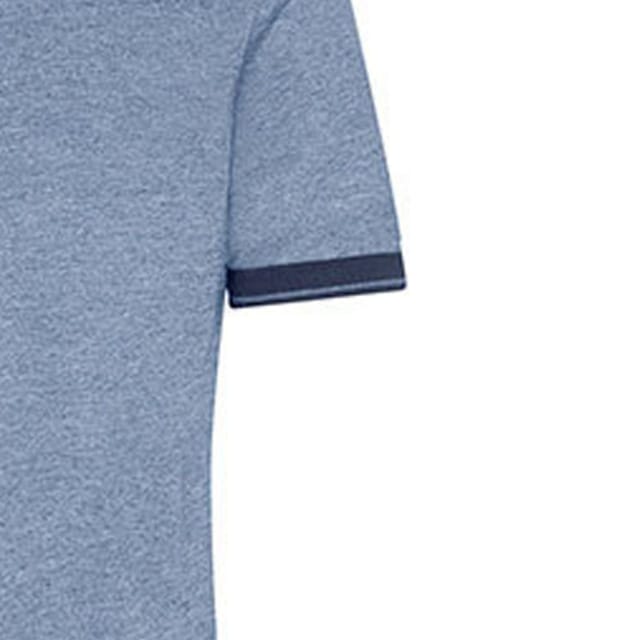 James and Nicholson James and Nicholson Men's Heather Polo Shirt in Mid Blue - 2