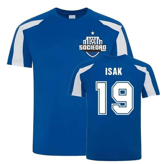 Real Sociedad Real Sociedad Men's Alexander Isak Sociedad Sports Training Jersey in Blue - 2