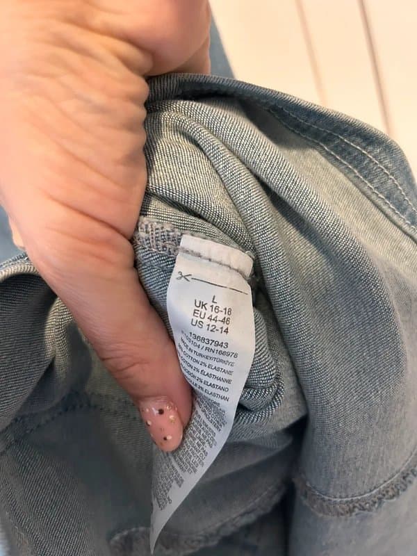 ASOS Design denim waistcoat