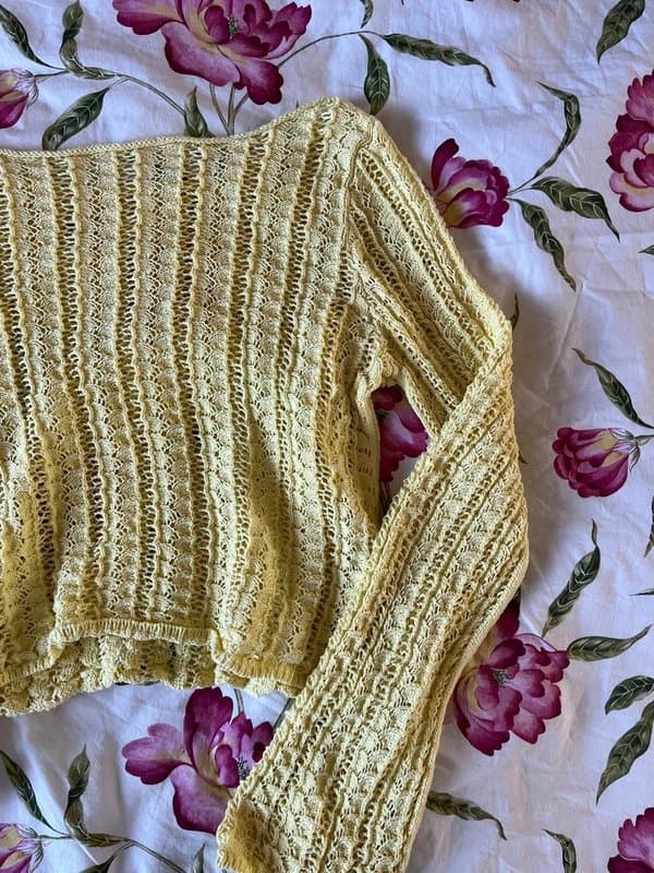 ASOS Crochet off the shoulder top