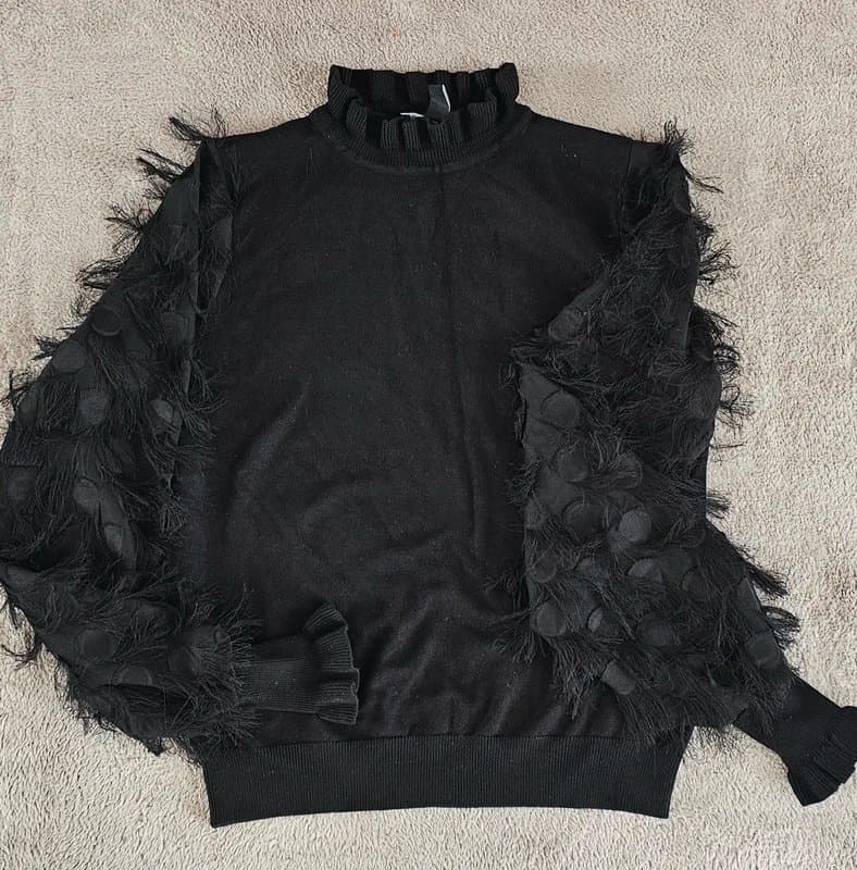 New Look New Look women top black uk S