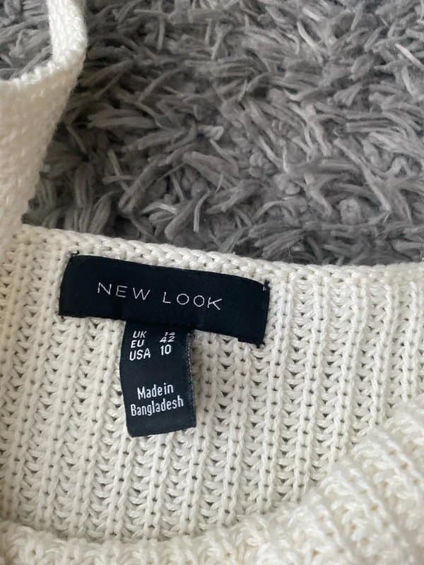 New Look New look crochet vest size 14