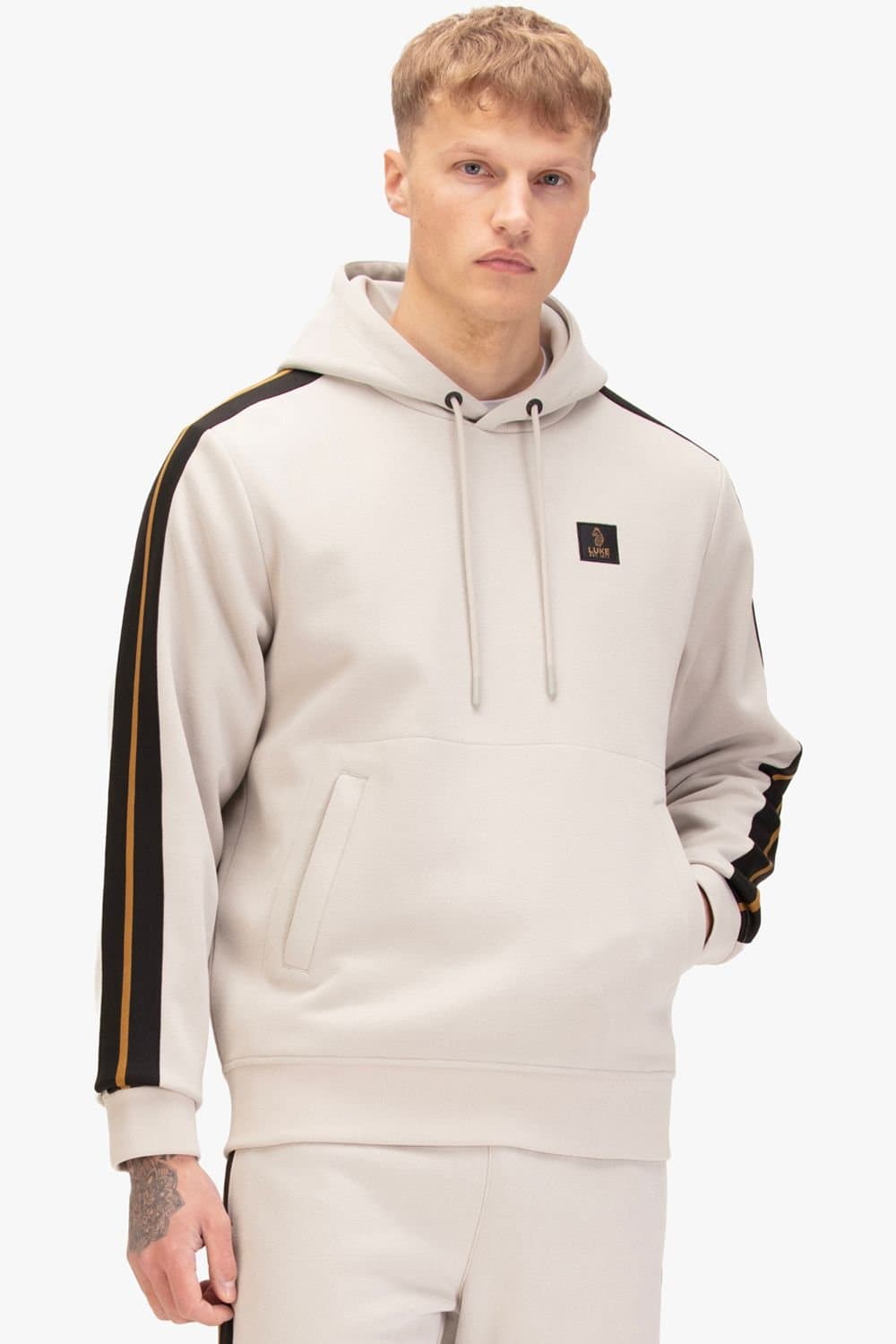 Luke 1977 Luke 1977 Men's Princeton 1000 Hoodie in Light Grey