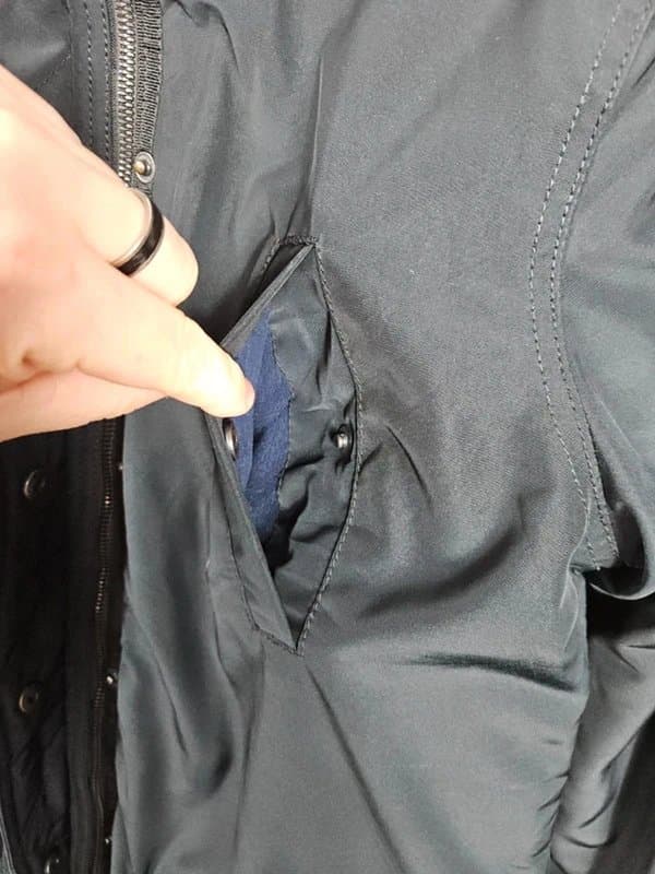 Hilfiger Denim Hilfiger Denim Black Padded Parka Jacket – Men’s M (fits S/M)