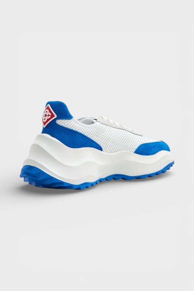 Casablanca Casablanca Men's Atlantis Sneaker White Blue - 3