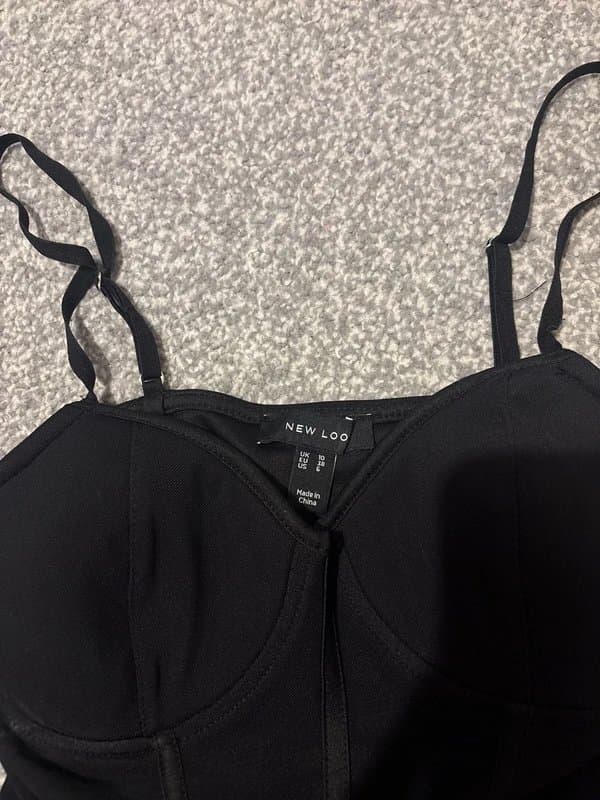 New Look New look black corset bodysuit
