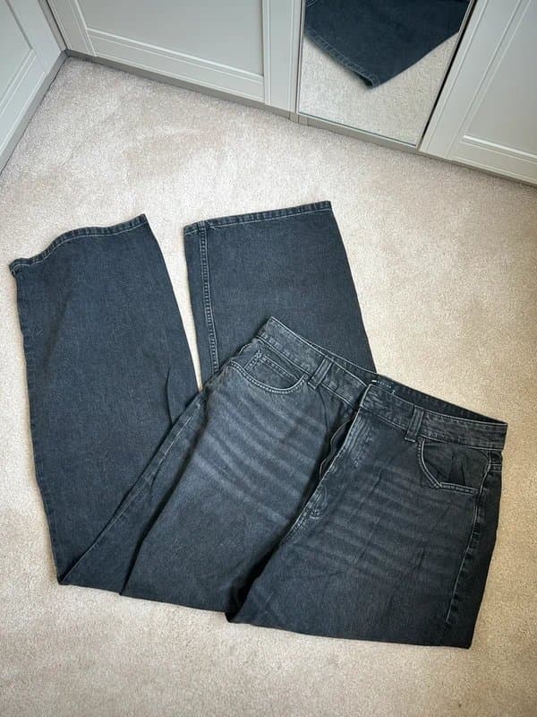 ASOS ASOS size 34/36 16/18 jeans grey worn once