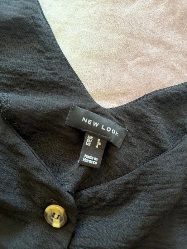 New Look Black Cami Size 8