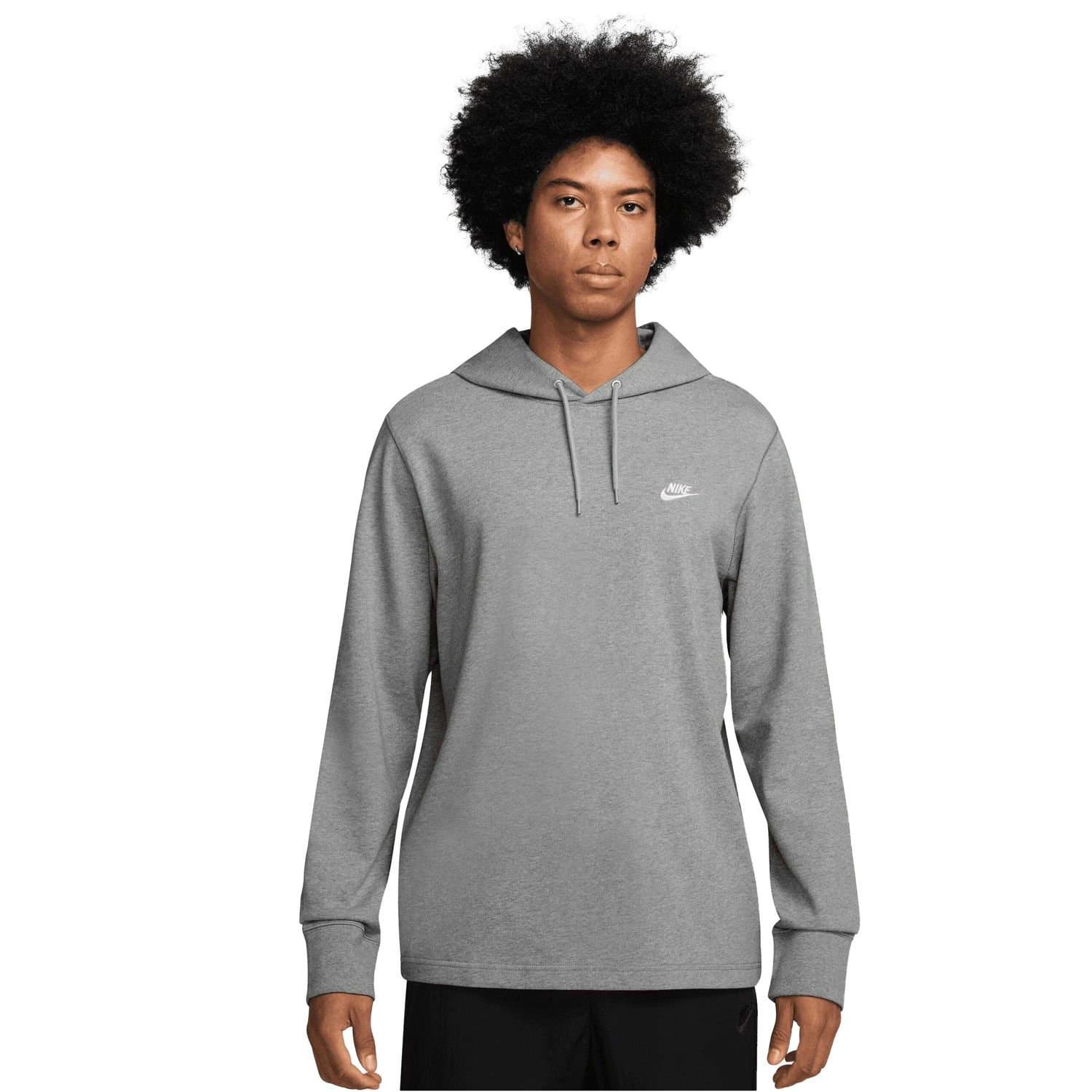 Nike Nike Men's Club Knitted Hoodie in Silver