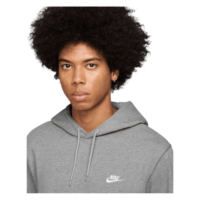 Nike Nike Men's Club Knitted Hoodie in Silver - 3