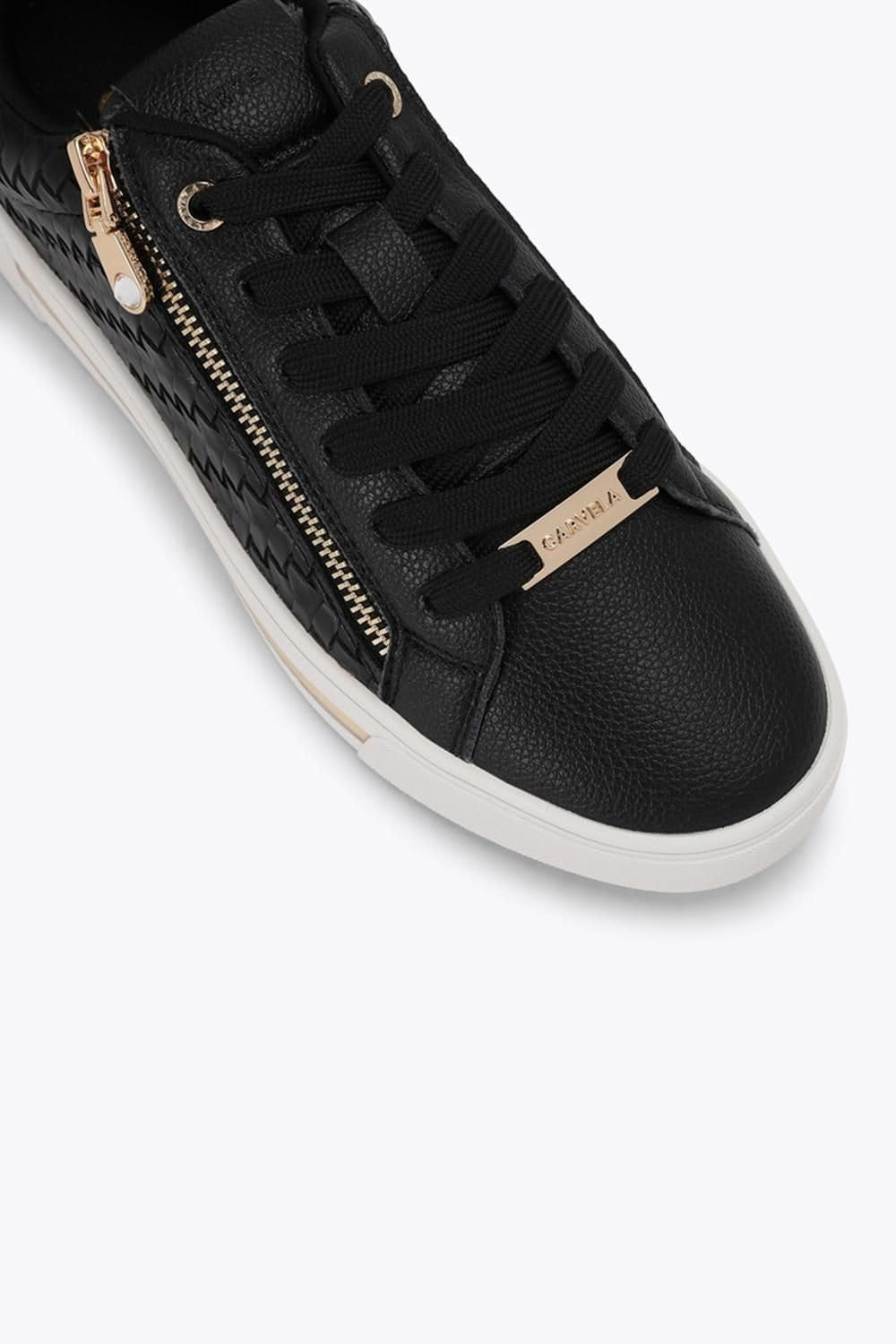 Carvela Carvela Women's 'Daniella Zip Weave' Trainers in Black - 4