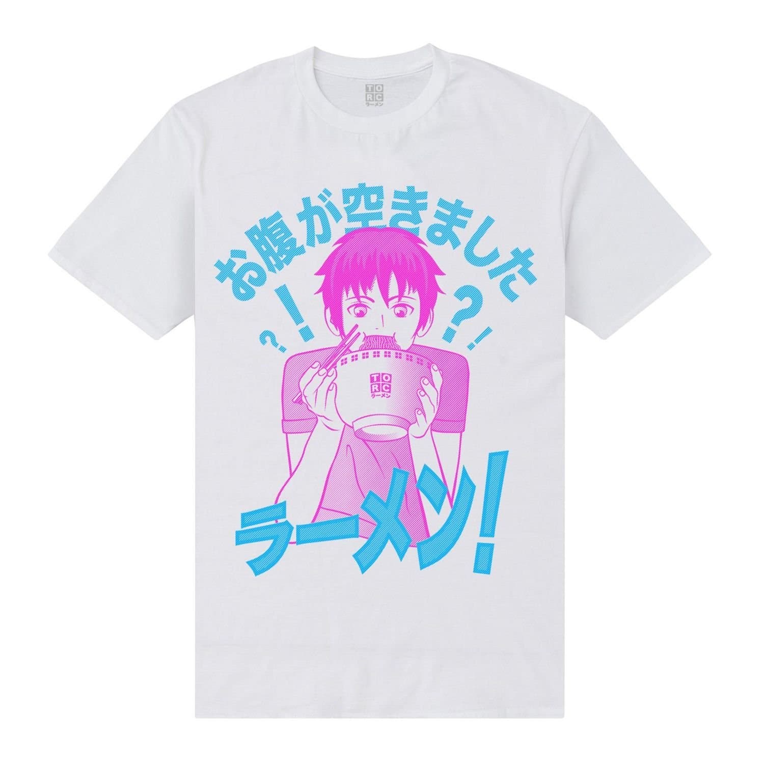 TORC TORC Men's Ramen Japanese Printed White T-Shirt